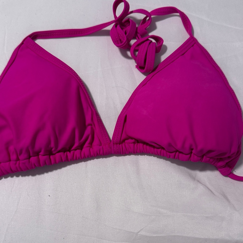 Vibrant Pink Bikini Top
